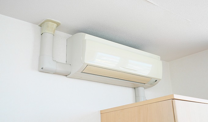 全室、エアコンを完備しています。